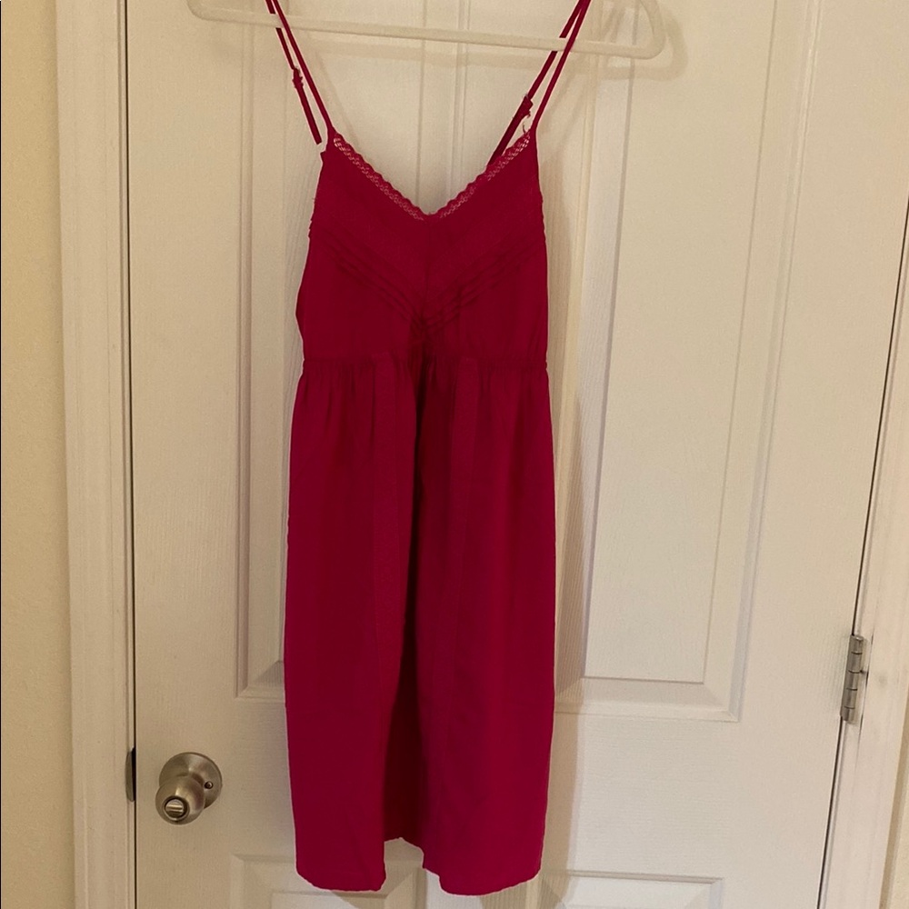 OP Pink Sleeveless Midi Sundress for Cocktail